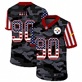 Nike Pittsburgh Steelers 90 Watt 2020 Camo USA Salute to Service Limited Jersey zhua,baseball caps,new era cap wholesale,wholesale hats